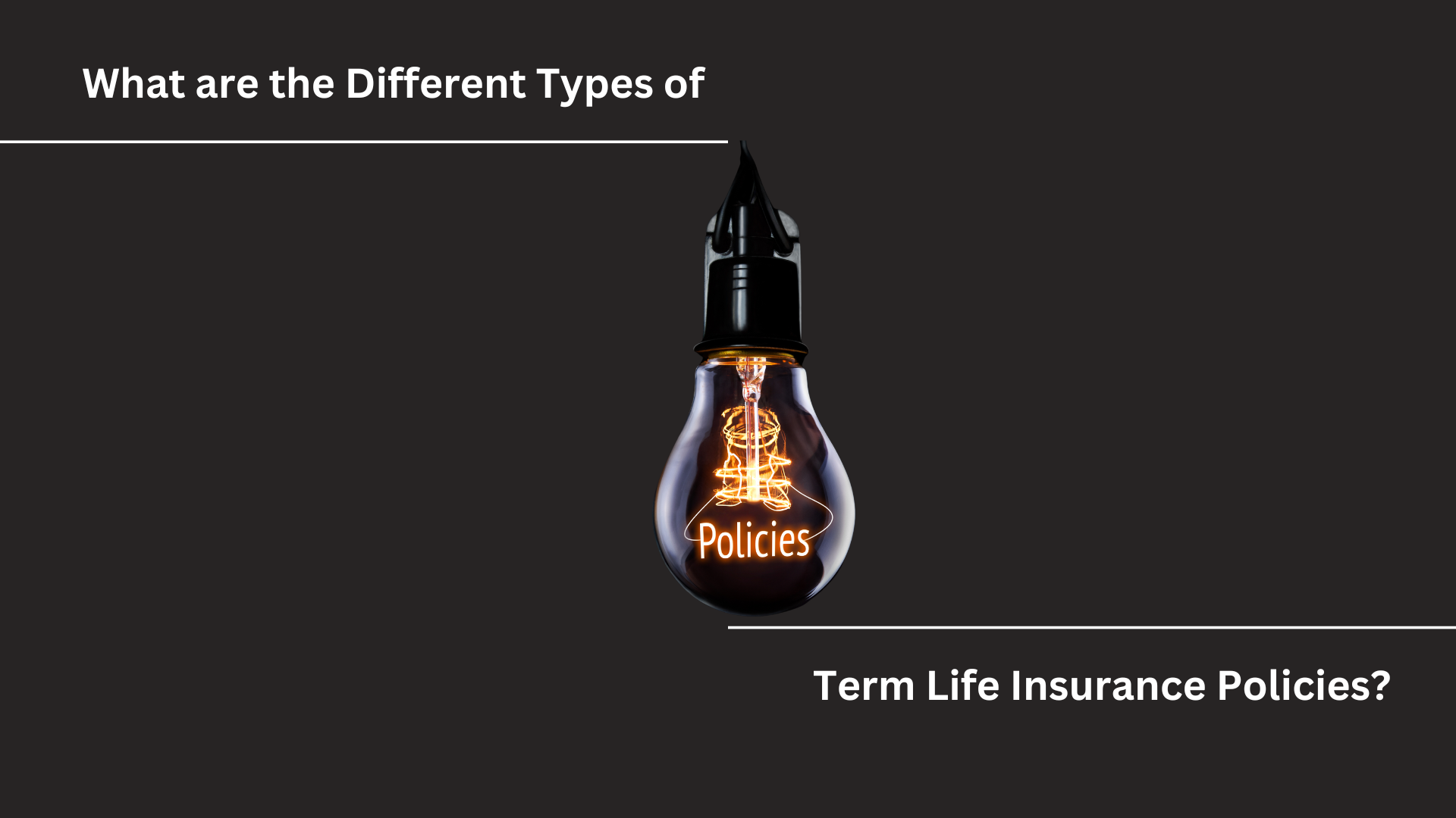 What are the Different Types of Term Life Insurance Policies?